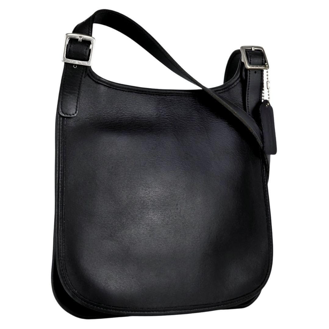 Coach 9135 black leather bag shoulder