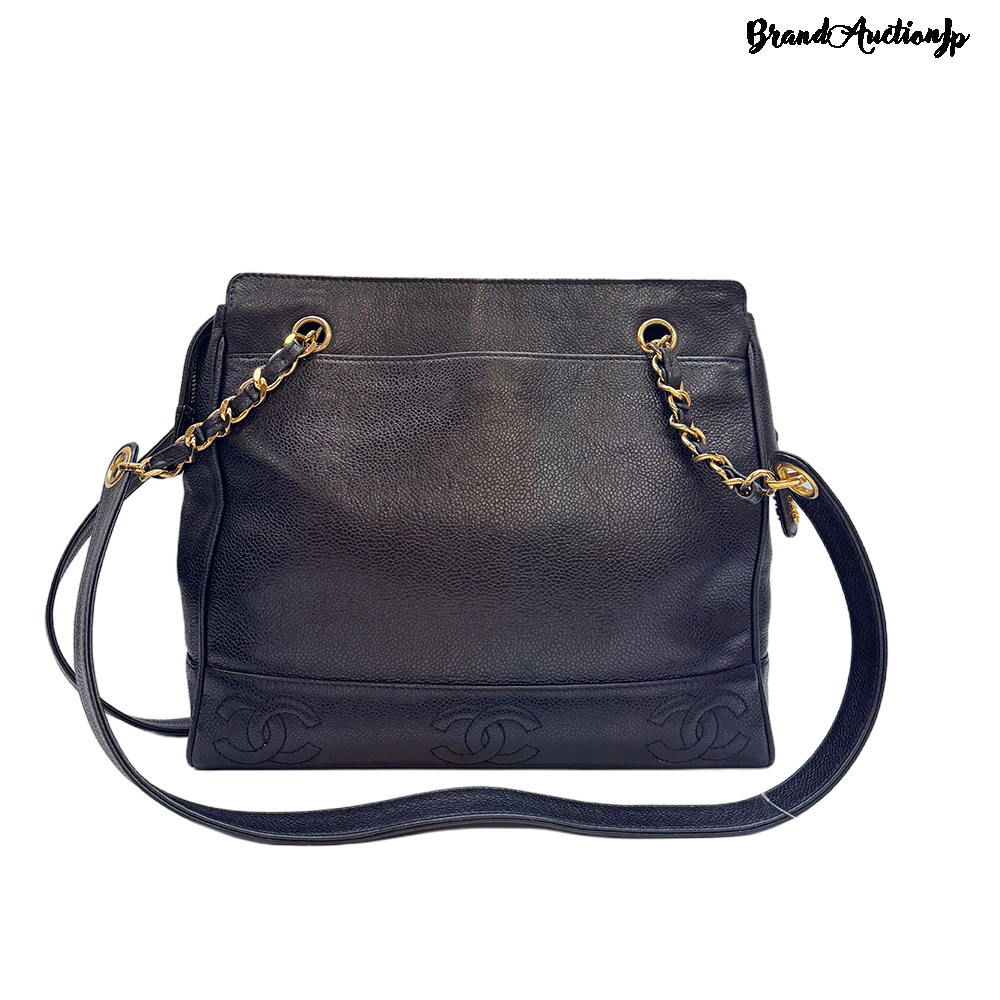 Chanel Triple Coco Caviar Chain shoulder bag