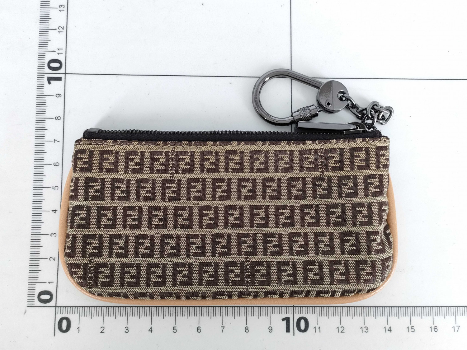 FENDI Zucca Coin Case Coin Case