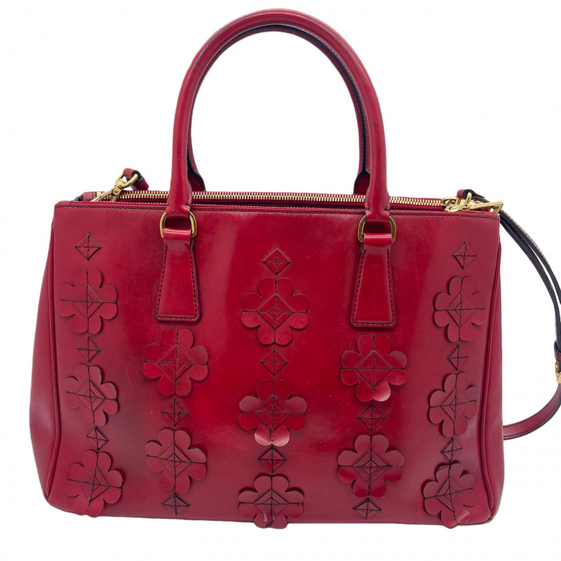 RANK B- PRADA Safiano 2-way Shoulder Bag Tote Bag