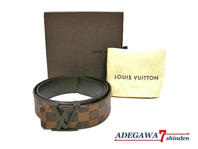 ☆ドリーム荒牧店☆LOUIS VUITTON　ルイヴィトン サンチュール イニシャル ベルト ダミエ エベヌ M9807 LOUIS VUITTON（ルイ・ヴィトン） ヴィトン サンチュール LVイニシャル