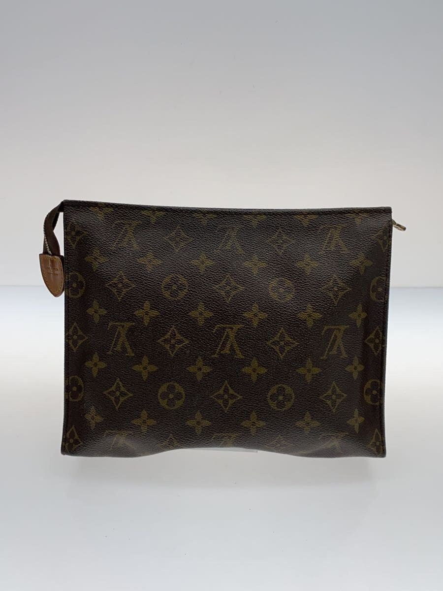 LOUIS VUITTON Poche Toilette 26_Monogram Canvas/PVC/BRW