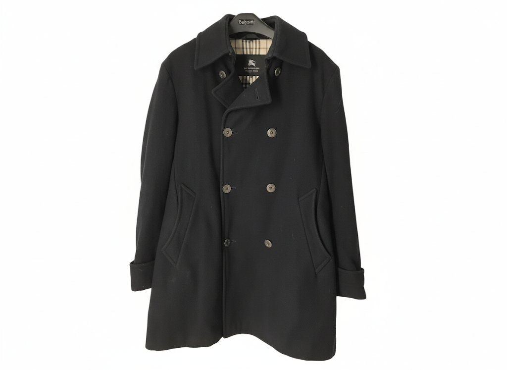 BURBERRY Black Label Burberry Black Label Pea Coat M Size Silver Button Coat