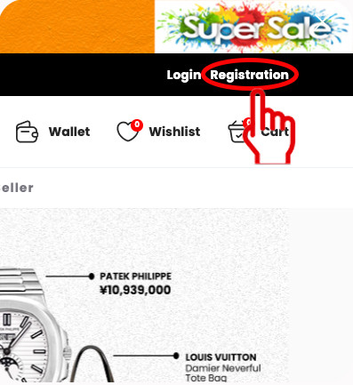 Register and log in