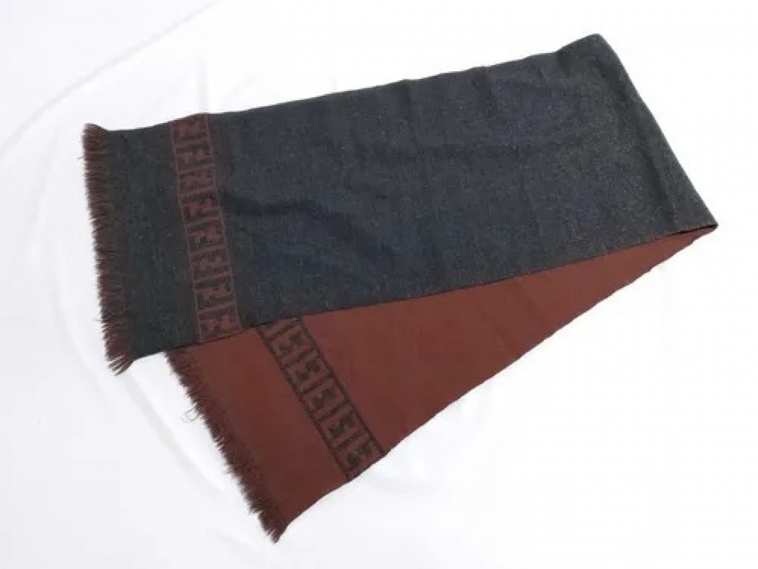 Zucca Muffler Brown Grey Muffler