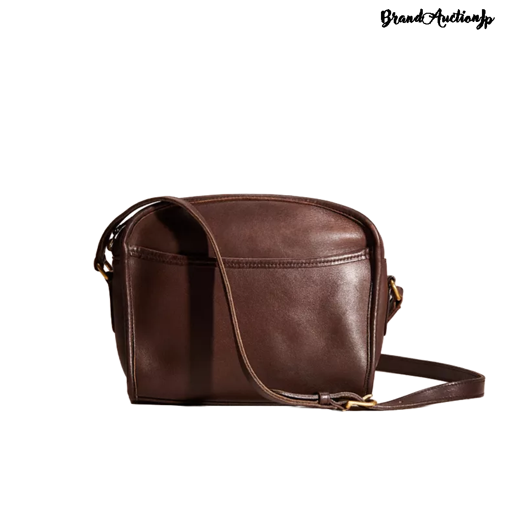 Vintage Coach Metropolis Zip Bag 9087 Mahogany
