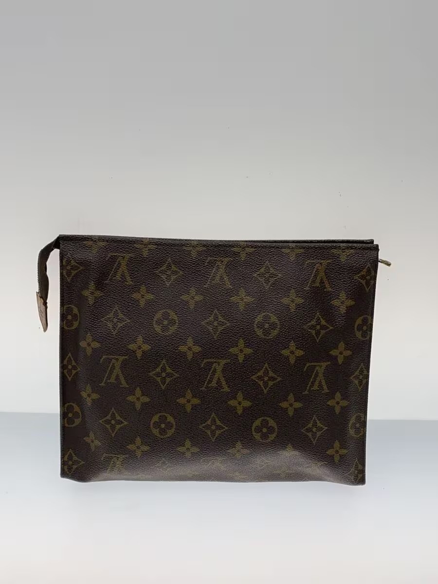 LOUIS VUITTON Poche Toilette 26_Monogram Canvas_BRW/PVC/Brown/M47542