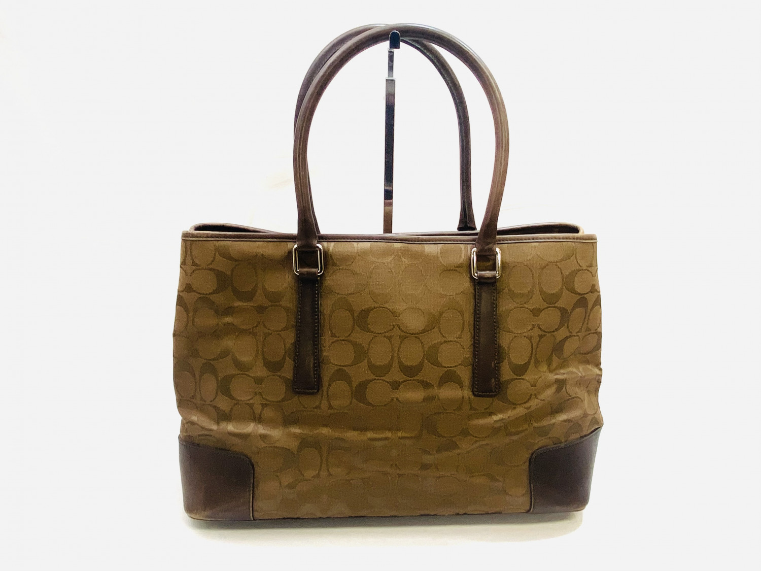 COACH Signature H1J-6089 Brown Tote Bag
