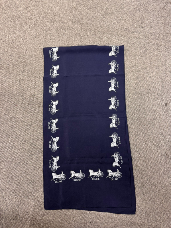 Celine Carriage & Horse Scarf/ Twilly